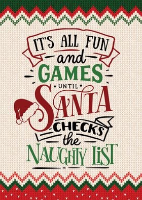 Fun and Games Until Santa