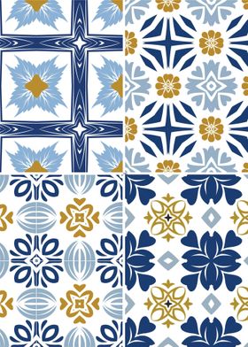 Mediterranean Blue Tile 32