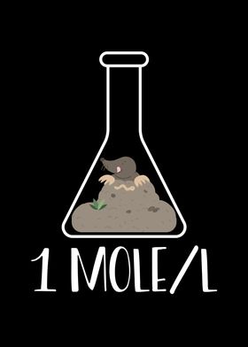 One mole per liter