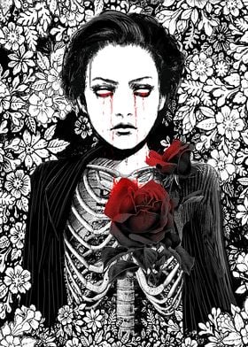 Gothic Manga Skeleton Girl