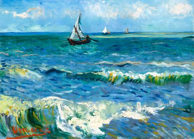 Van Gogh Seascape 1888