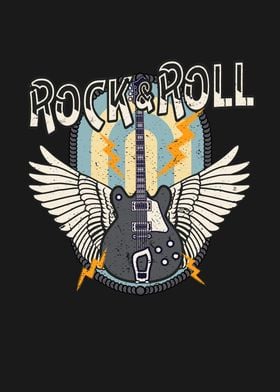 Rock  Roll Retro Guitar