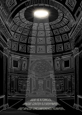 Pantheon Rome sketch