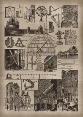 Vintage Astrology Drawing