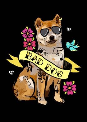 Shiba Inu Bad Dog 