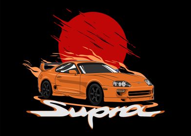 Toyota Supra MK IV Moon 8