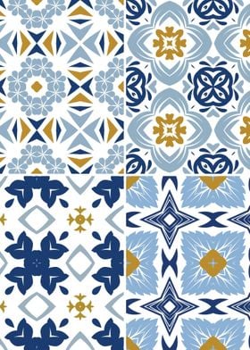 Mediterranean Blue Tile 35