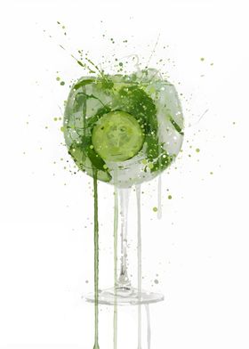 Tonic Green Goblet