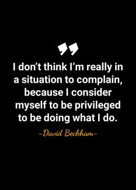 David Beckham quotes 