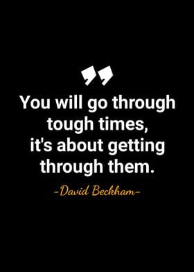 David Beckham quotes 