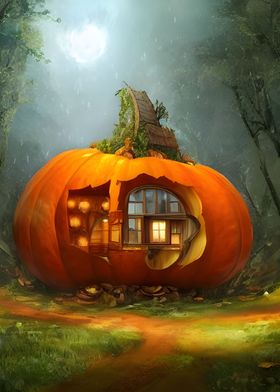 Fairy Pumpkin House