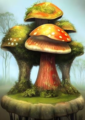 Giant Mushroom Forest