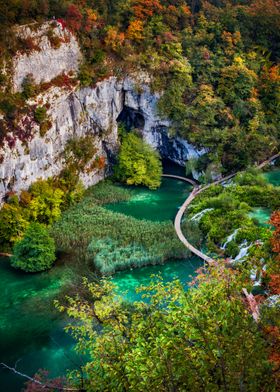 Plitvice Lakes Landscape