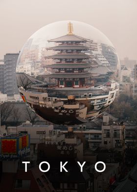 Tokyo Japan Crystal Ball