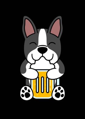 Boston Terrier Beer 