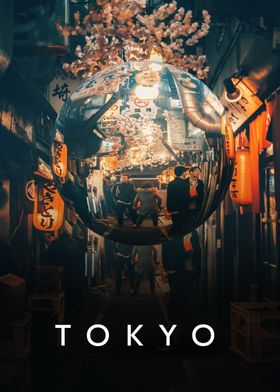 Tokyo Japan Abstract Lens