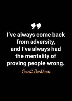 David Beckham quotes 