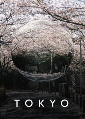 Tokyo Japan Glass Orb