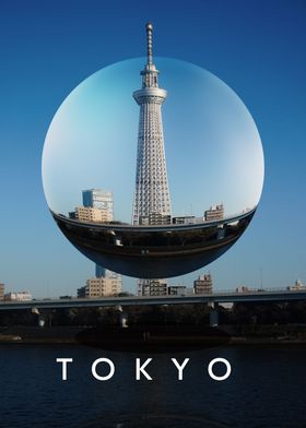 Tokyo Japan Abstract Lens