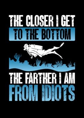 Farther I am from idiots