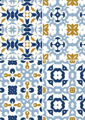 Mediterranean Blue Tile 48