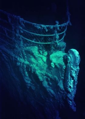 Bow of RMS Titanic Wreck
