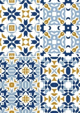 Mediterranean Blue Tile 47