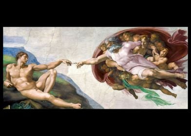 CREATION OF ADAM no text