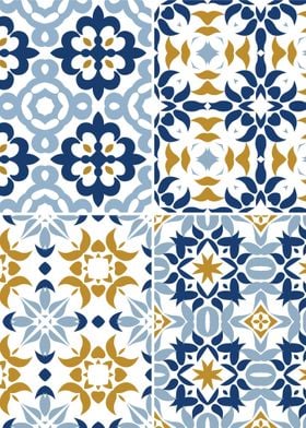 Mediterranean Blue Tile 46