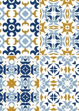 Mediterranean Blue Tile 43