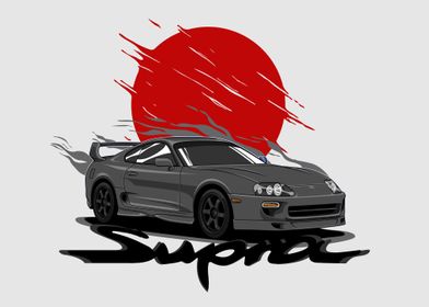 Toyota Supra MK IV Moon 14