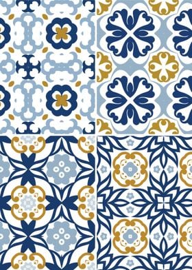 Mediterranean Blue Tile 51