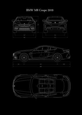 BMW M8 Coupe 2019