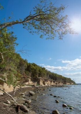 Cliffs and stones