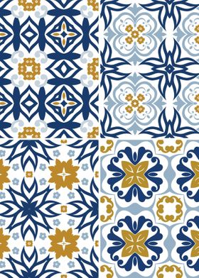 Mediterranean Blue Tile 52