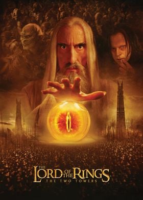 Middle Earth Banner Mordor Sauron Movie Poster Lord of the 