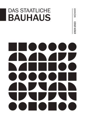 Poster Bauhaus Weimar 