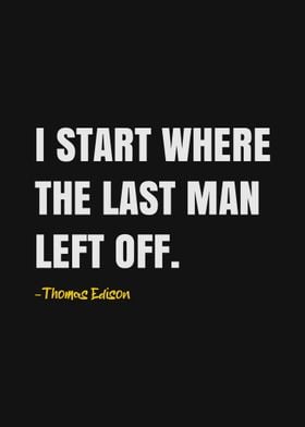 Thomas Edison Quote 