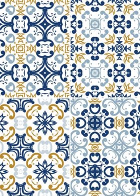 Mediterranean Blue Tile 57