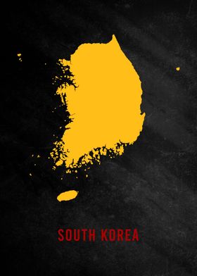 south korea map