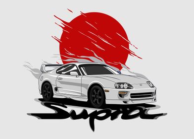 Toyota Supra MK IV Moon 12