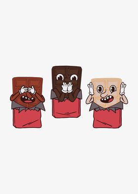 Cookie Chocolate Trio