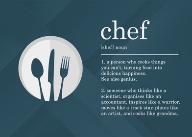 Funny Chef Definition Cook