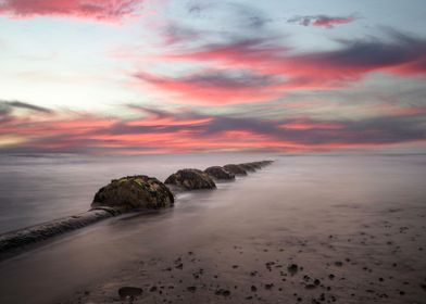 Seascape sunset