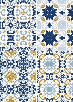 Mediterranean Blue Tile 53