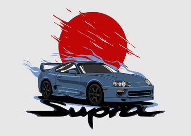 Toyota Supra MK IV Moon 11