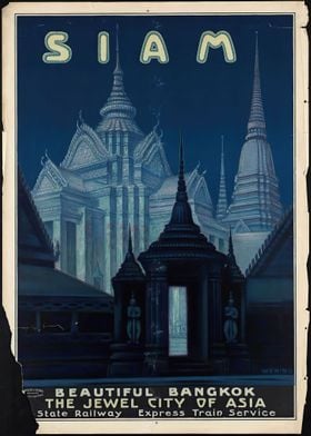 Poster vintage travel