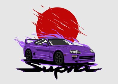 Toyota Supra MK IV Moon 19