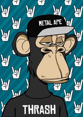heavy metal bored ape