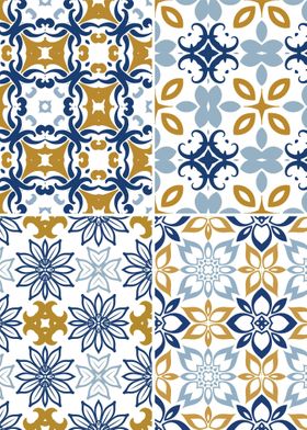 Mediterranean Blue Tile 69